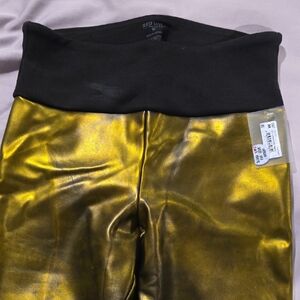 SPANX Kids Metallic Gold Leggings